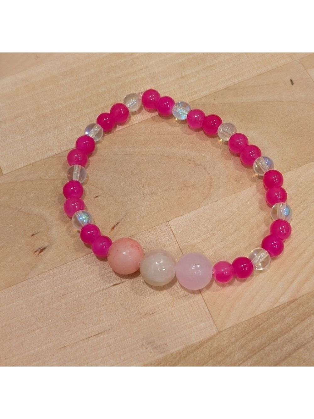 Hot Pink Stretch Bracelet